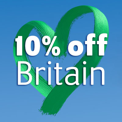 10% off Britain